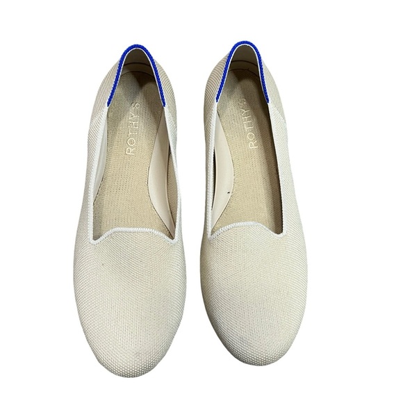 Rothy's Tan and Blue Loafers - Picture 3 of 7